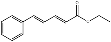 (2E,4E)-5-苯基-戊-2,4-二烯酸乙酯 结构式