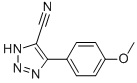 5-(4-METHOXY-PHENYL)-3H-[1,2,3]TRIAZOLE-4-CARBONITRILE 结构式