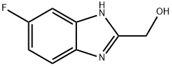 (5-氟-1H-苯并咪唑-2-基)甲醇 结构式