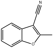 2-甲基-3-苯并呋喃甲腈 结构式