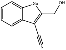 2-(Hydroxymethyl)benzo[b]selenophene-3-carbonitrile 结构式