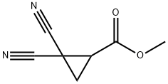 Cyclopropanecarboxylic acid, 2,2-dicyano-, methyl ester (9CI) 结构式