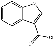 1-苯并噻吩-3-羰酰氯 结构式