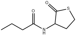 N-(四氢-2-氧代-3-噻吩基)丁酰胺 结构式