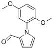 1-(2,5-DIMETHOXYPHENYL)-1H-PYRROLE-2-CARBOXALDEHYDE 结构式