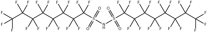 BIS(PERFLUOROOCTYLSULFONYL)AMINE 结构式