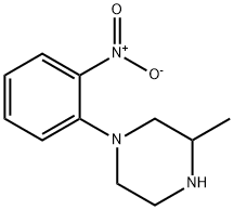 3-甲基-1-(2-硝基-苯基)哌嗪 结构式