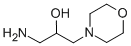 1-氨基-3-(4-吗啉基)-2-丙醇 结构式