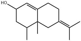 2,3,4,4a,5,6,7,8-octahydro-4,4a-dimethyl-6-(1-methylethylidene)-2-naphthol 结构式