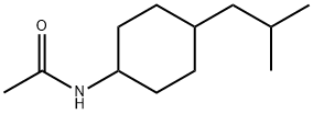 N-ACETYL-4-ISOBUTYLCYCLOHEXYLAMINE 结构式