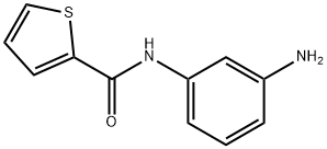 噻吩-2-羧酸(3-氨基-苯基)-酰胺 结构式