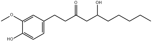 5-HYDROXY-1-(4-HYDROXY-3-METHOXYPHENYL)DECAN-3-ONE 结构式