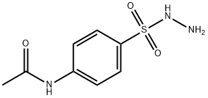 N-[4-(肼基磺酰基)苯基]乙酰胺 结构式