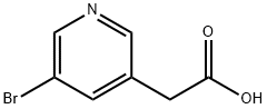 5-溴-3-吡啶基乙酸 结构式
