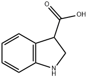 吲哚啉-3-羧酸 结构式