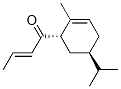 [1S-[1alpha(E),5beta]]-1-[5-isopropyl-2-methyl-2-cyclohexen-1-yl]-2-buten-1-one 结构式
