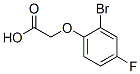 2-(2-溴-4-氟苯氧基)乙酸 结构式