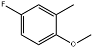 4-氟-2-甲基苯甲醚 结构式