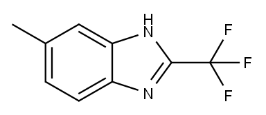 1H-Benzimidazole,5-methyl-2-(trifluoromethyl)-(9CI) 结构式
