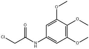 2-氯-N-(3,4,5-三甲氧苯基)乙酰胺 结构式