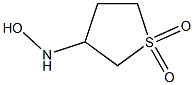 3-Thiophenamine, tetrahydro-N-hydroxy-, 1,1-dioxide (9CI) 结构式