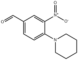 3-硝基-4-(1-吡咯烷)苯甲醛 结构式