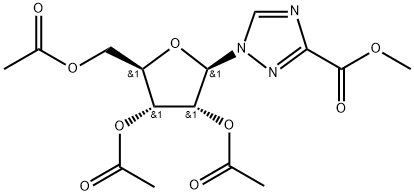 三乙酰利巴韦林甲酯 结构式
