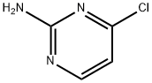 2-氨基-4-氯嘧啶 结构式