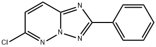 6-CHLORO-2-PHENYL-1,2,4-TRIAZOLO[1,5-B]PYRIDAZINE 结构式