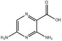 Pyrazinecarboxylic  acid,  3,5-diamino-  (9CI) 结构式