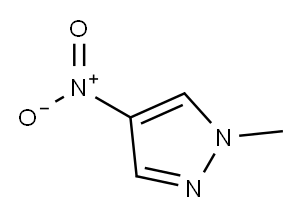 1-甲基-4-硝基吡唑 结构式