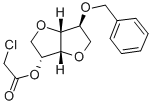 5-氯乙酰氧基-2-苄氧基异山梨醇 结构式