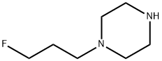 1-(3-氟丙基)哌嗪 结构式