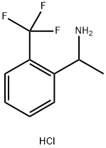 1-(2-三氟甲基苯基)乙胺盐酸盐 结构式