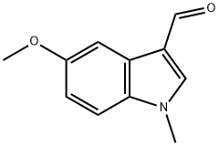 5-甲氧基-1-甲基吲哚-3-甲醛 结构式