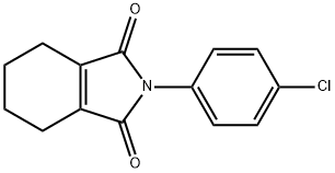 3,4,5,6-Tetrahydro-N-(4-chlorophenyl)phthalimide 结构式