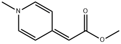 (1,4-Dihydro-1-methylpyridin-4-ylidene)acetic acid methyl ester 结构式