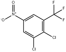 2,3-二氯-5-硝基三氟甲苯 结构式
