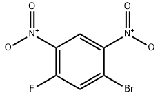 1-BROMO-5-FLUORO-2,4-DINITROBENZENE 结构式