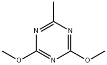 2,4-二甲氧基-6-甲基-1,3,5-三嗪 结构式