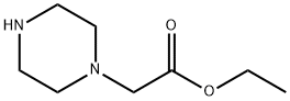 1-(乙氧基羰甲基)哌嗪 结构式