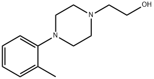 1-(2-Hydroxyethyl)-4-(o-tolyl)piperazine 结构式