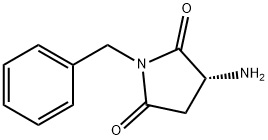 (R)-1-BENZYL-3-AMINOPYRROLE-2,5-DIONE 结构式