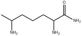 Heptanamide,  2,6-diamino- 结构式