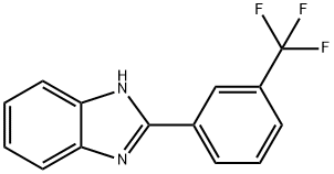 2-[3-(Trifluoromethyl)phenyl]-1H-benzimidazole 结构式