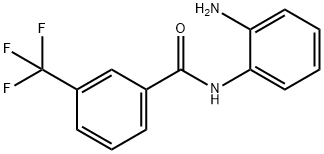 N-(2-氨基苯基)-3-(三氟甲基)苯甲酰胺 结构式