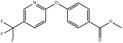 methyl 4-{[5-(trifluoromethyl)-2-pyridinyl]oxy}benzenecarboxylate 结构式