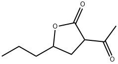 3-acetyl-5-propyl-oxolan-2-one 结构式