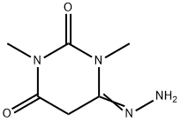 1,3-二甲基-6-肼基尿嘧啶 结构式