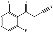 2,6-二氟苯甲酰基乙腈 结构式